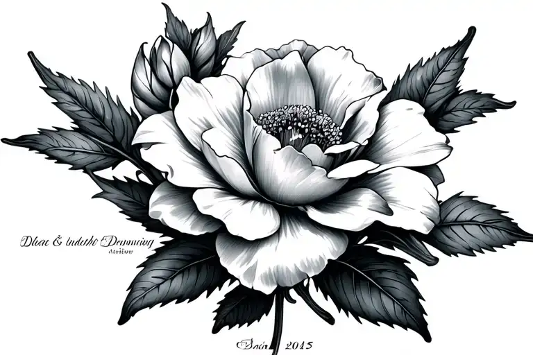 Flower With Death Month And Date