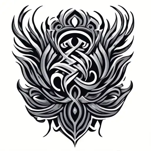 Igott Tribal Tattoo Swimming