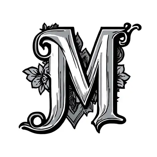 Letter B And J And M Inside