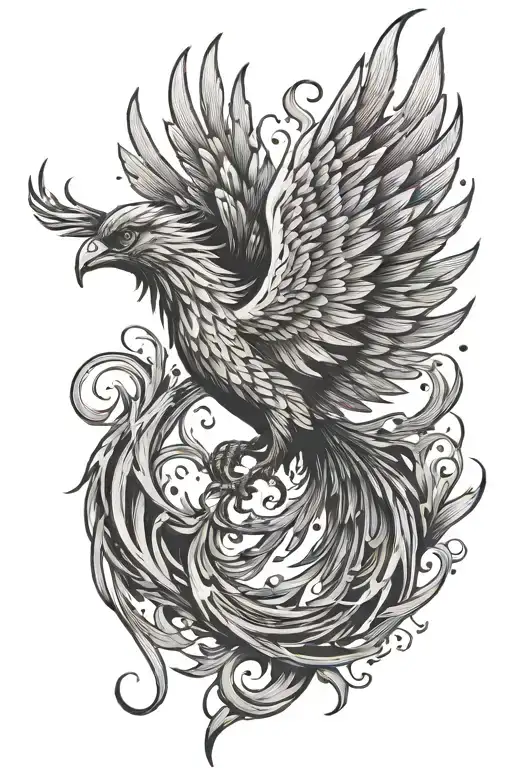 Phoenix Flying Up