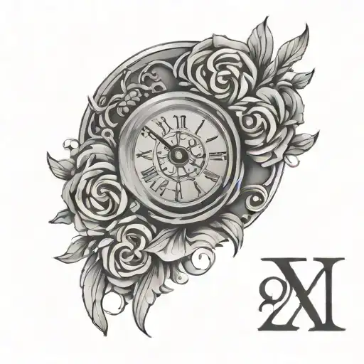 Roman Numeral 224 Incorporated Into The Design