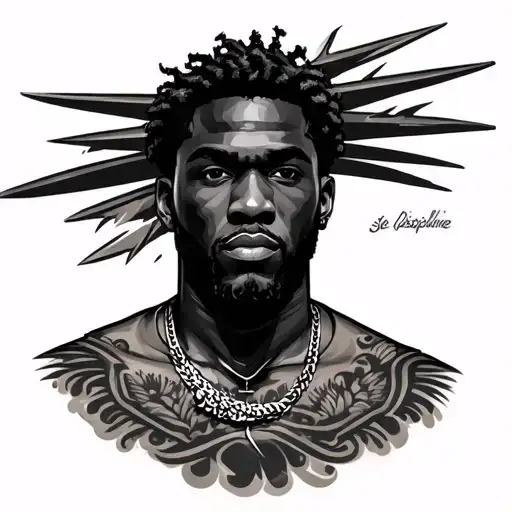 Self Discipline Black Man Courage