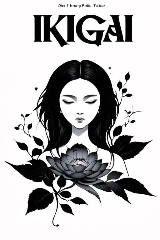 Ikigai Philosophy Into A Tattoo Showcasing