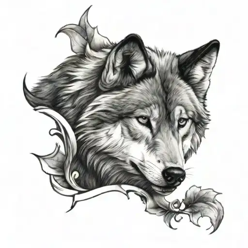 Half Leave Wolf Emegs