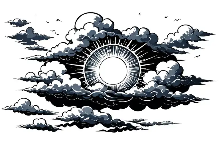 Clouds Sunshine Chest