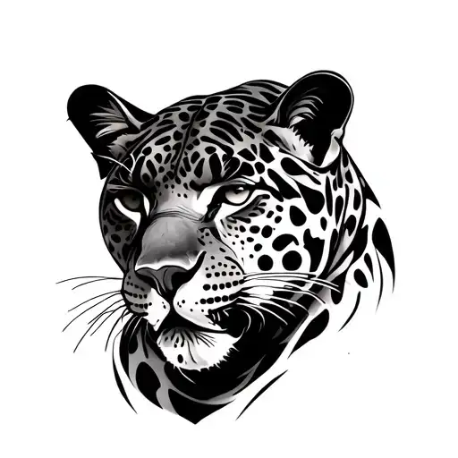 Very Thin Jaguar Side Profile