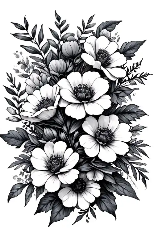 Name Stems Flower Bouquet