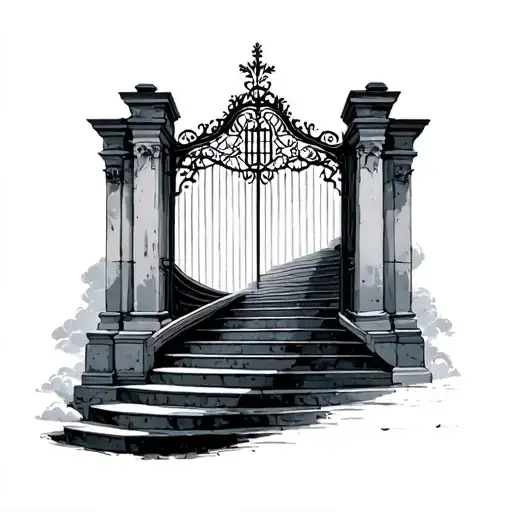 Staircase To Heaven Gates