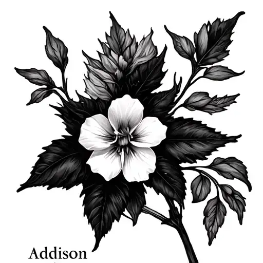 Larkspur And The Word Addison