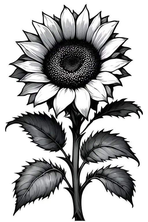 Sunflower With Thorns