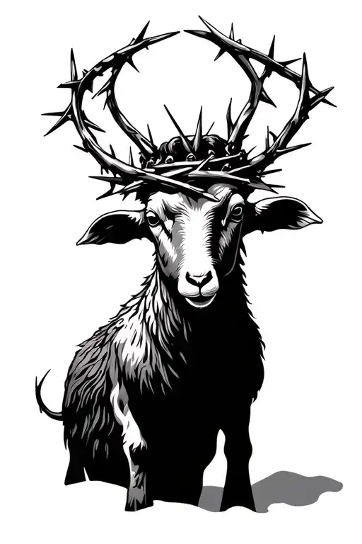 Lamb With Crown Of Thorns