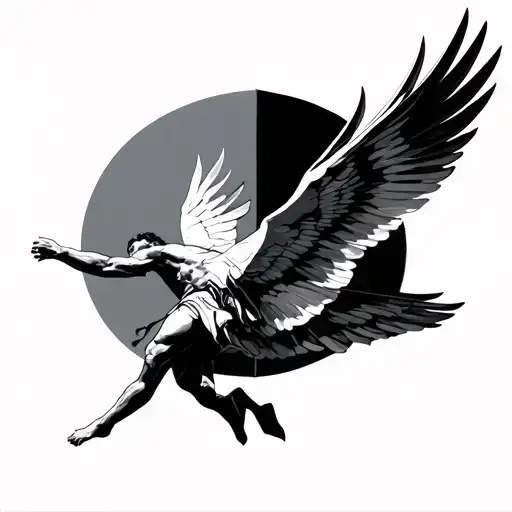 Geometric Icarus Falling