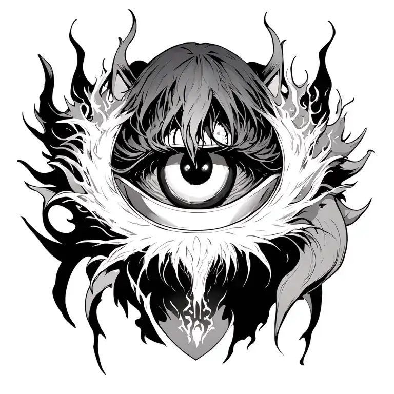 Hellsing Alucard Eye With Hell Hound