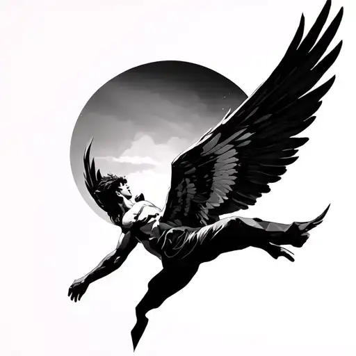 Geometric Icarus Falling