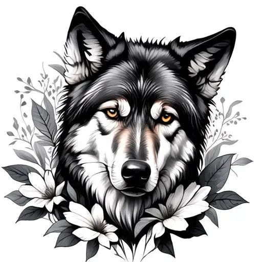 Flower And Wolf