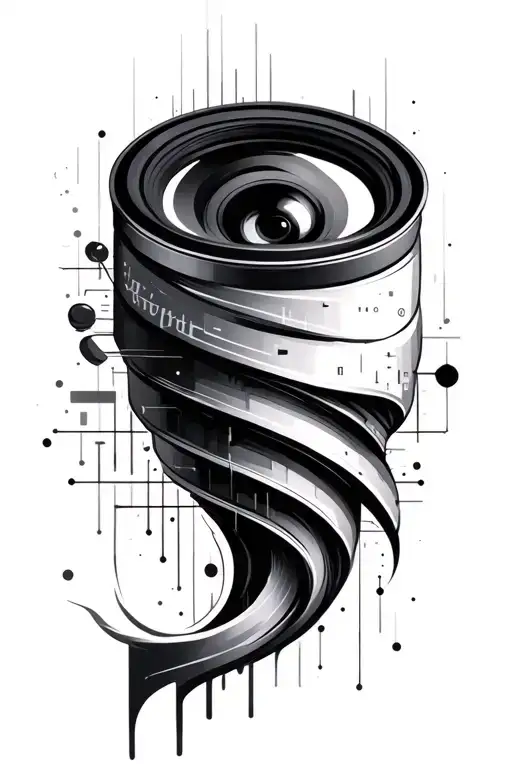 Pixel And Camera Lens Transforming