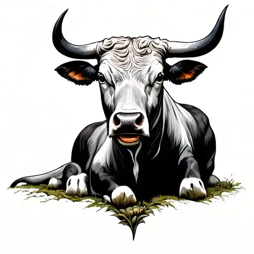 Brittany And Bull On The Pectoral