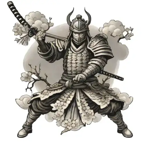 Sakura Samurai Standing