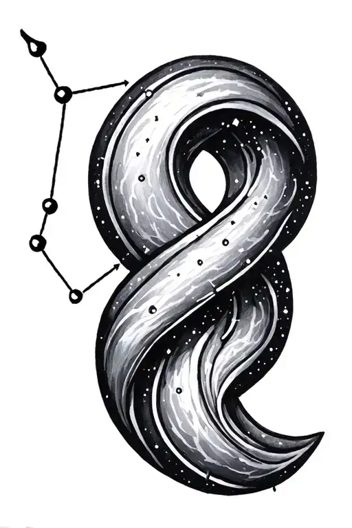 Cancer Constellation Arrow