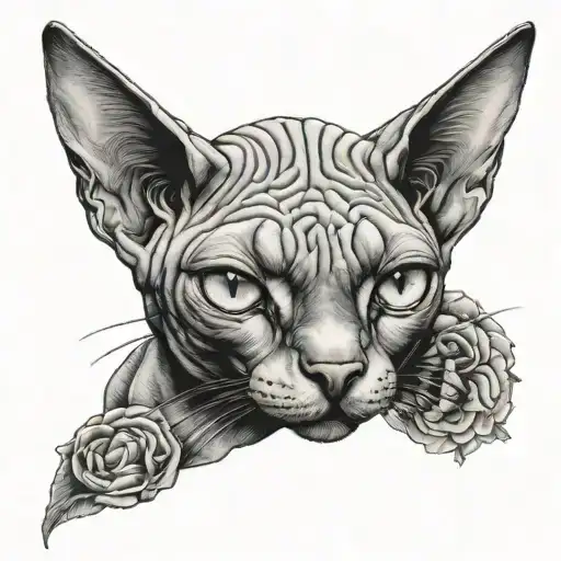 Sphynx Cat Angelic Eyes