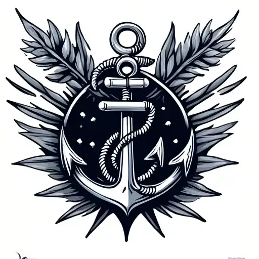 Navy Anchor