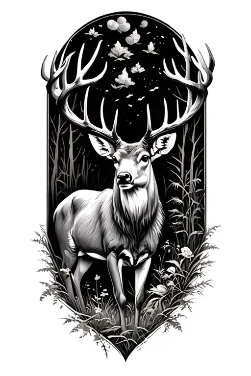 Hunting Scenes With Deer