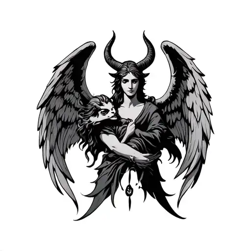 Armband Tattoo Angel And Devil