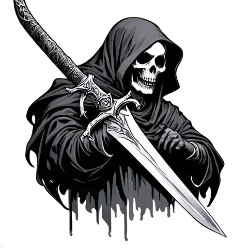 Grim Reaper With Sword