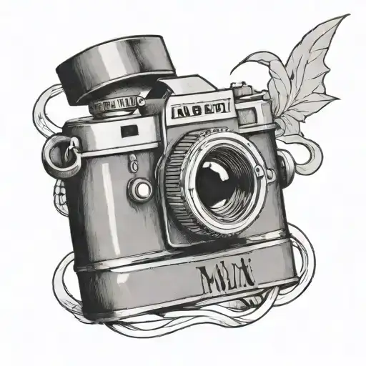 Alphabet M With Camera