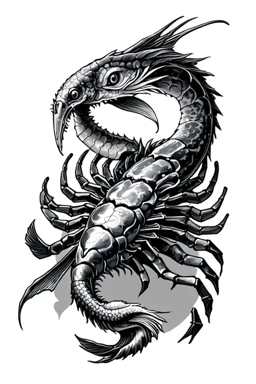 Pisces Scorpio Locked In Battle