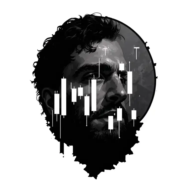 Roman Galey Fron With Torn Sales Graph Transforming