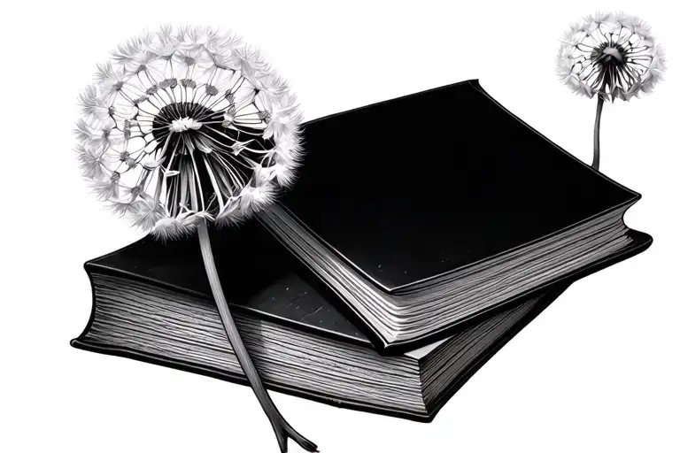 Dandelion And Book Cover
