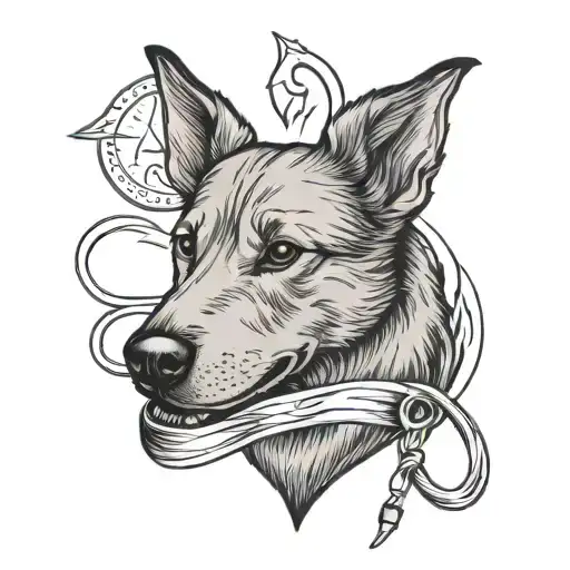 Dog Head Lifeline Heartbeat