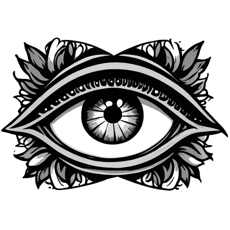 Evil Eye And Mandella Design