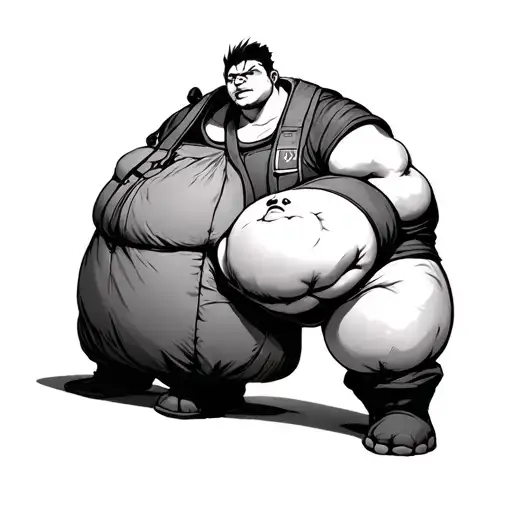 The Guys And A Large Bag With A Fat Anime Are Waiting For Me