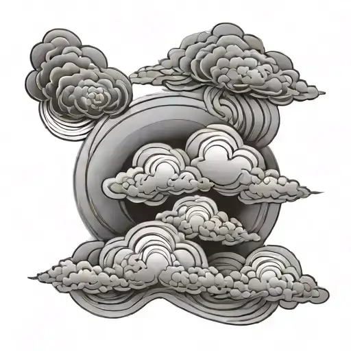 Oriental Clouds Simple