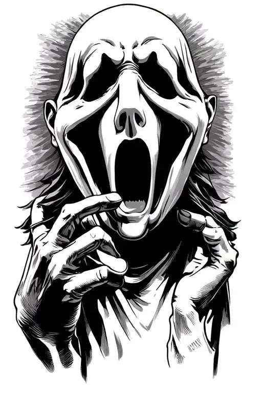 Ghostface Scream Character