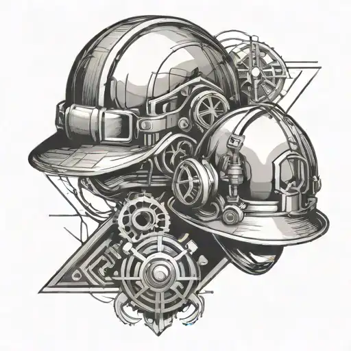 Hard Hat For Engineer And Libra 1999 Geometry