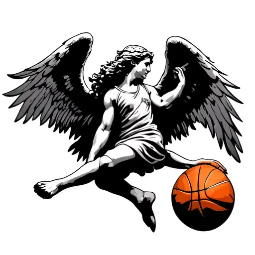 Guardian Angel And Basketball