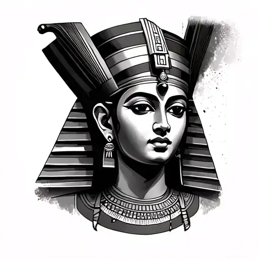 Nefertiti Portrait Tattoo Of Your