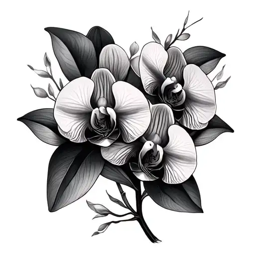 Name With Orchid Flowers