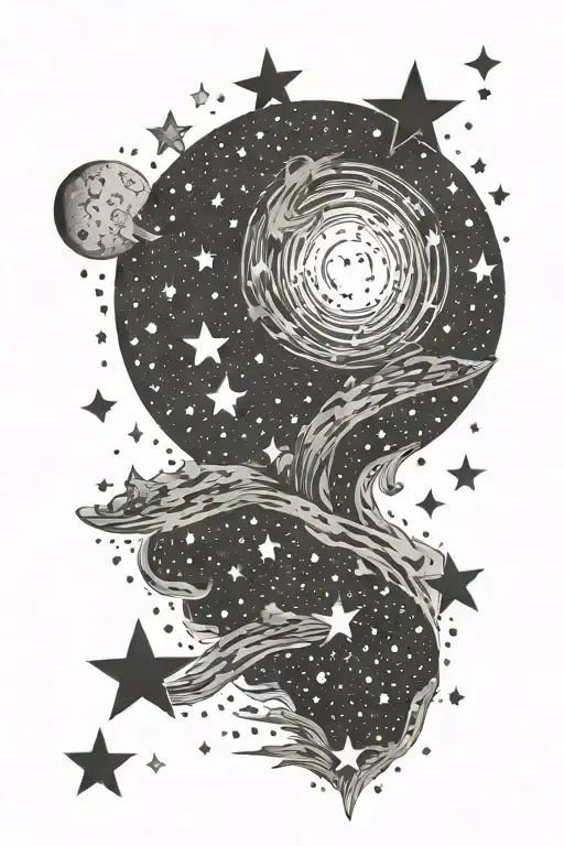 Night Sky Filled With Stars