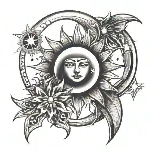 Sun Moon And Stars