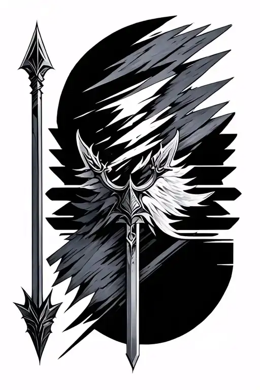 Minimalistic Skin Arrow Weapon