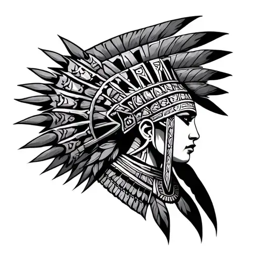 Aztec Femal Warrior Conqueror