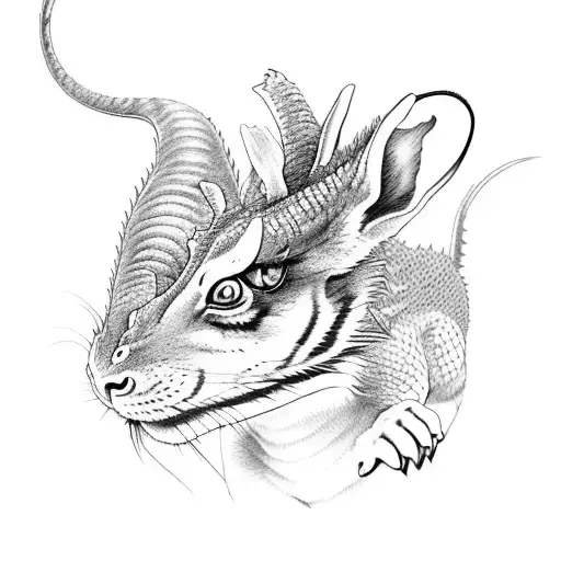 Dragon Tiger Rat And Rabbit