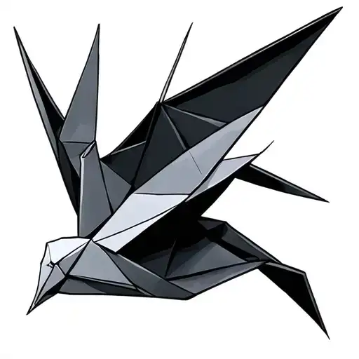 Origami Crane A And E