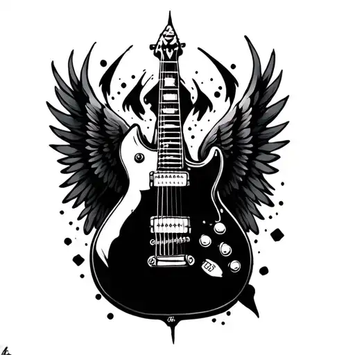 Guitar With Wings