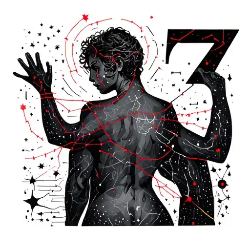 Figure 777 Constellation With Red Wire