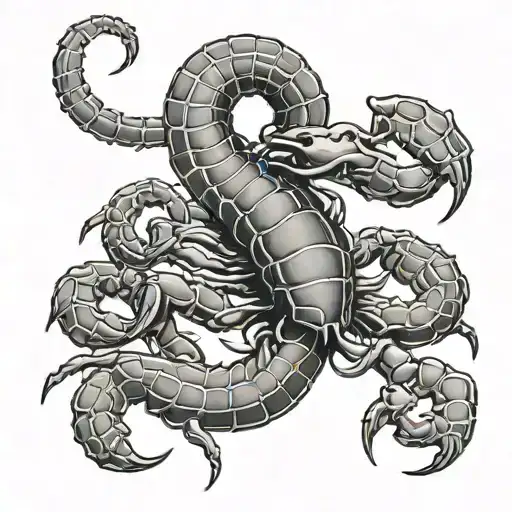 Pregnant Woman Scorpion Behind Her